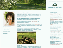 Tablet Screenshot of gabriella-bellino.com